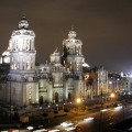 Mexiko v noci